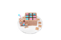 Gender Reveal Box Cake  كيكه تحديد جنس المولود