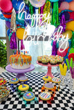 Happy Birthday Table and Balloon Arrangement طاوله عيد ميلاد