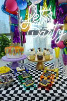 Let's Party Table and Balloon Arrangement  طاولة هيا نحتفل