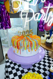Let's Party Table and Balloon Arrangement  طاولة هيا نحتفل
