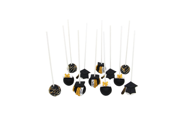 Graduation Cake Pops كيك بوبس للتخرج