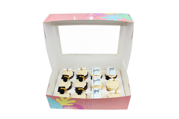 Yay! Finally Graduation Cupcakes (One-Dozen) كب كيك ، اخيرا للتخرج (  درزن )