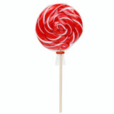 Red Round Lollipop - مصاصه دائريه حمراء