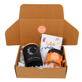 ‏Scented Candle Gift Craft Box I (N&Q) -هديه مكونه من شمعه عطريه و ورد