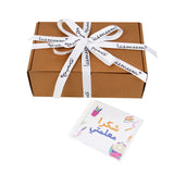 ‏Scented Candle Gift Craft Box I (N&Q) -هديه مكونه من شمعه عطريه و ورد