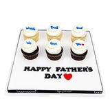Father's Day Cupcake on Board كب كيك ليوم الاب على بورد