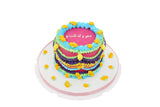 Nancy Congratulations on Your Success Round Cake  كيكه بثيم نانسي  مبروك النجاح