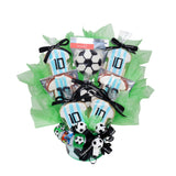 Blue Uniform Lollipop Vase Arrangement تنسيق مصاصة بزي أزرق