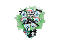 Blue Uniform Lollipop Vase Arrangement تنسيق مصاصة بزي أزرق