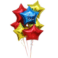 Thank You Star-Shaped Balloon Bouquet بوكيه بالونات نجوم