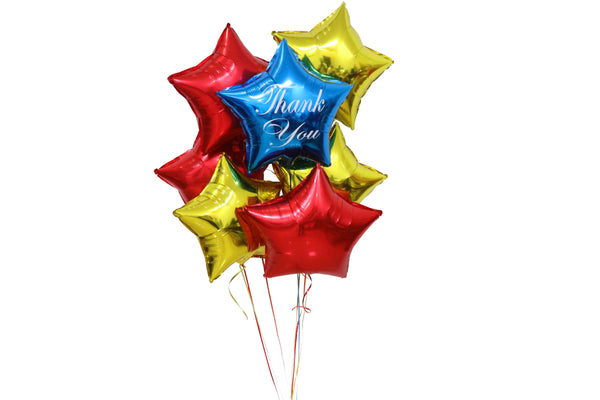 Thank You Star-Shaped Balloon Bouquet بوكيه بالونات نجوم