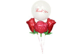 "Thank You" Rose Balloon Bouquet بوكيه بالونات ورد شكرا