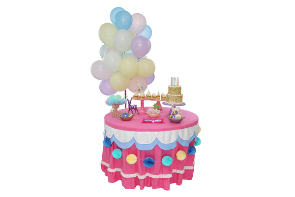 Birthday Cake Table Arrangement تنسيق حفله كيكة يوم الميلاد