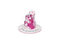 Pink Pitch Birthday Cake كيكة يوم ميلاد
