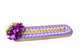 Oval Chocolate Tray Purple Arrangement صينية شوكولاتة بيضاوية بتنسيق بنفسجي فاخر