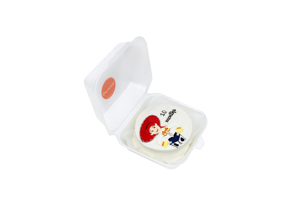 Cowgirl Character Mini Cake (كيكة تواريخك (حجم ميني