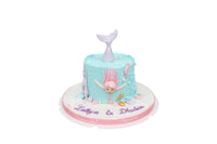 Pastel Mermaid Birthday Cake - كيكة يوم ميلاد