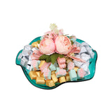 Petal-Kissed Chocolate Bowl  وعاء الشوكولاتة مع الورد