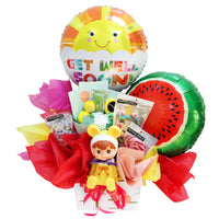 Get Well Soon Hamper (Yellow) - سله التمني بالشفاء ( أصفر )