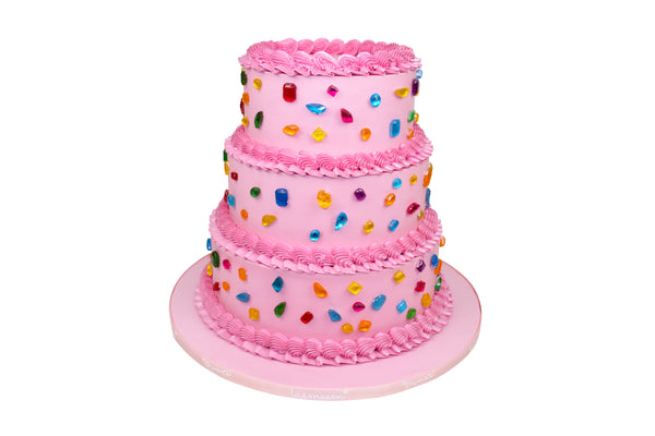 Jewel-Tier Celebration Cake