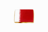 Qatar Flag Cookie - كوكيز اليوم الوطني