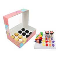 Ramadan Cupcake Decorating Set Kit - Star & Moon Topper  كب كيك مع عده تزين ( نجوم و هلال )