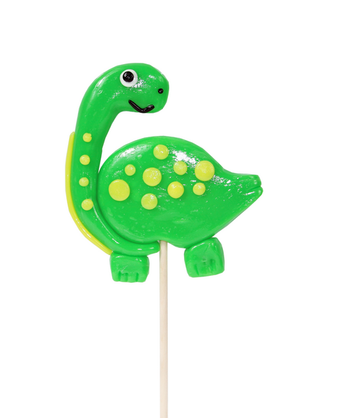 Green Dinosaur Lollipop -مصاصه على شكل ديناصور اخضر