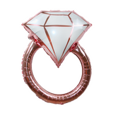 Blush Wedding Ring Foil Balloon - بالونه على شكل خاتم خطوبه