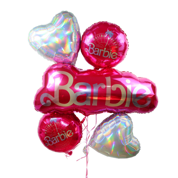 Barbie Balloon Bouquet - بالون على شكل شخصيه كرتونيه