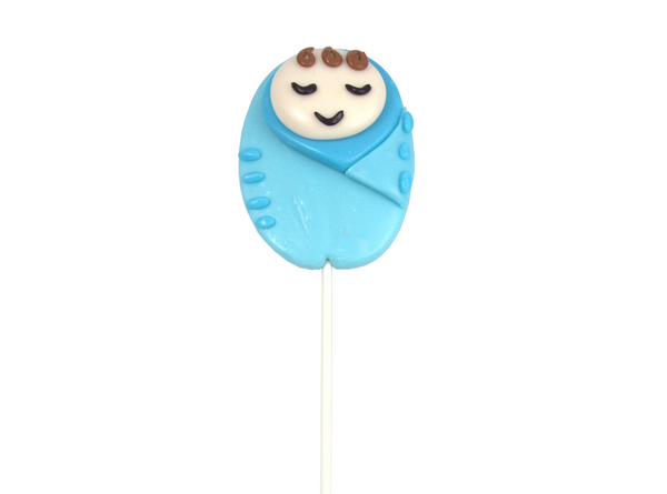 Baby Shower Lollipop (Blue) - مصاصه على شكل مولود جديد