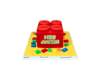 Building Block Birthday Cake -  كيكة يوم ميلاد
