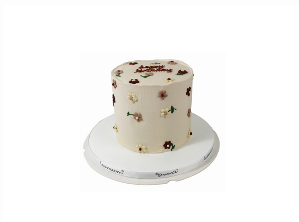 Mini Flowers Birthday Cake - كيكة يوم ميلاد