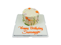 Mini Flowers Birthday Cake -كيكة يوم ميلاد
