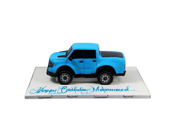 3D Blue Car Cake - كيكة السيارة