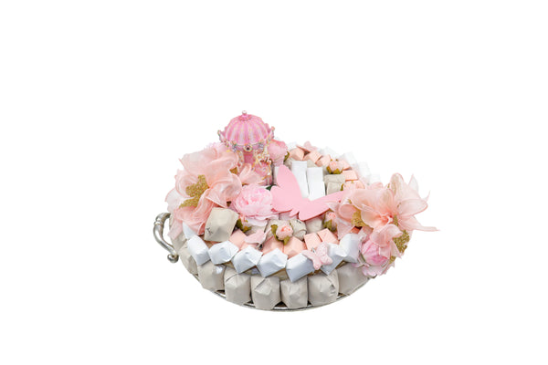 Pink Carousel Ready-Made Chocolate Tray صواني شوكولاتة