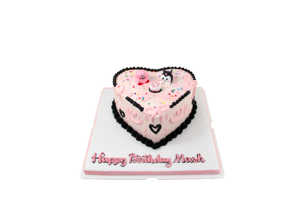 Heart-Shaped Birthday Cake - كيكة يوم ميلاد