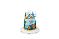 Blue Shark Birthday Cake - كيكة يوم ميلاد