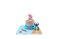 Dual Cartoon Character Birthday Cake - كيكة يوم ميلاد