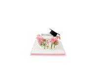 Fresh Flower Graduation Cake - كيكة تخرج