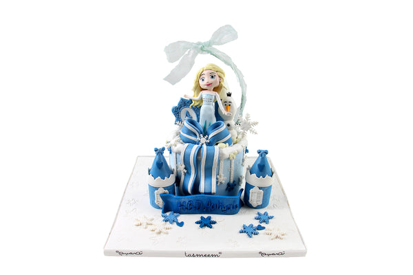 Winter Character Birthday Cake - كيكة يوم ميلاد