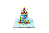 Sea Princess Birthday Cake  كيكة على شكل شخصيه كرتونيه