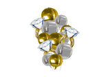 Balloon Bouquet - Gold & Silver Ring مجموعه بالونات - سيلفر وجولد
