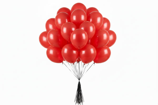 Set of 20 - Coral Red Balloon مجموعه من ٢٠ بالون – أحمر