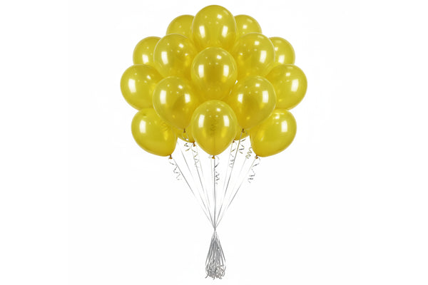 Set of 20 - Gemstone Yellow Green مجموعه من ٢٠ بالون – أصفر-أخضر