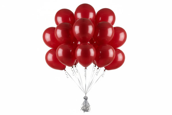 Set of 20 - Garnet Red Balloon مجموعه من ٢٠ بالون – أحمر غارنيت