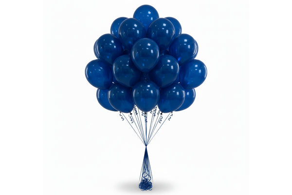 Set of 20 - Gemstone Blue مجموعه من ٢٠ بالون – أزرق