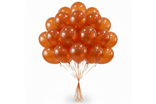 Set of 20 - Gemstone Orange مجموعه من ٢٠ بالون – برتقالي