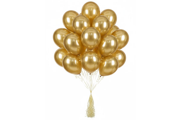 Set of 20 - Gold Balloon مجموعه من ٢٠ – بالون ذهبي