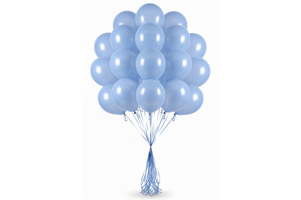 Set of 20 - Light Blue Balloon مجموعه من ٢٠ – بالون أزرق فاتح