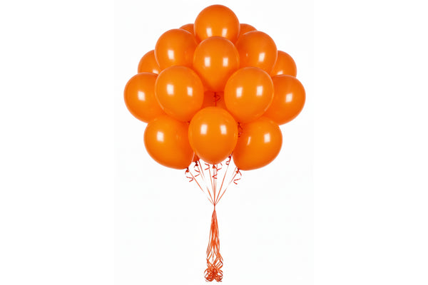 Set of 20 - Orange Balloon مجموعه من ٢٠ – بالون برتقالي